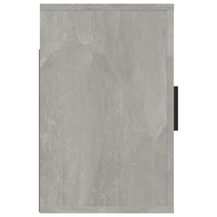 Tables de chevet murales 2 pcs Gris béton 50x30x47 cm - Photo n°8