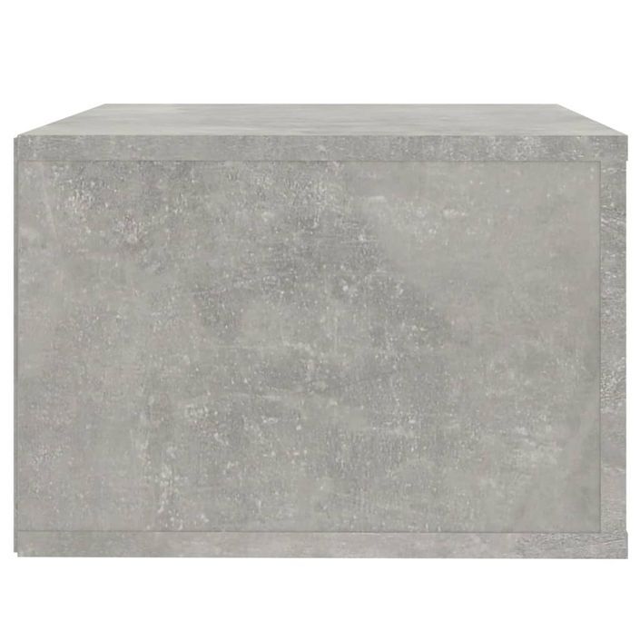 Tables de chevet murales 2 pcs Gris béton 50x36x25 cm - Photo n°9