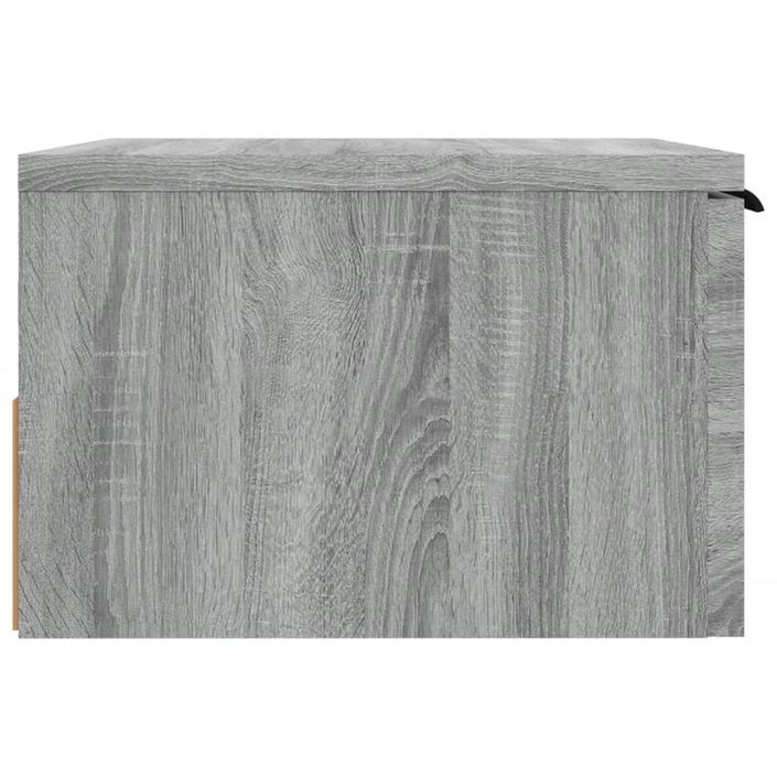 Tables de chevet murales 2 pcs Sonoma gris 34x30x20 cm - Photo n°5