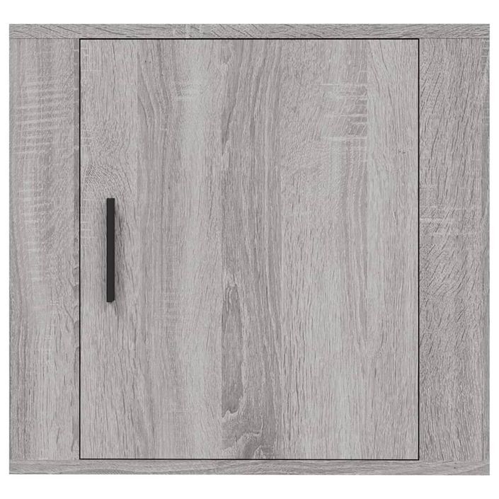 Tables de chevet murales 2 pcs Sonoma gris 50x30x47 cm - Photo n°7