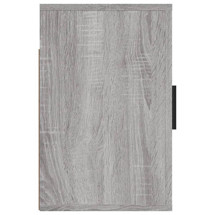 Tables de chevet murales 2 pcs Sonoma gris 50x30x47 cm - Photo n°8