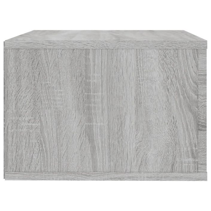 Tables de chevet murales 2 pcs Sonoma gris 50x36x25 cm - Photo n°9