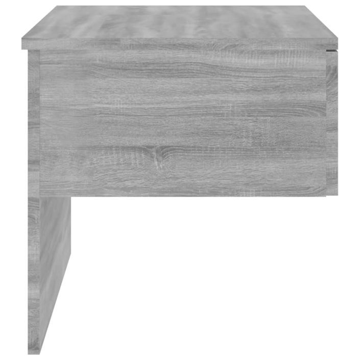 Tables de chevet murales 2 pcs Sonoma gris - Photo n°7