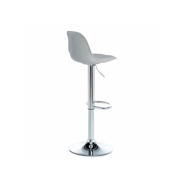 Tabouret de bar gris Eclipse - Photo n°6