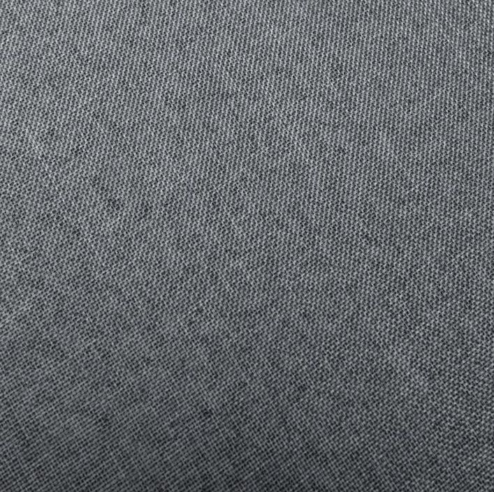Tabouret de bar tissu gris clair et pieds hêtre massif Cori - Photo n°4