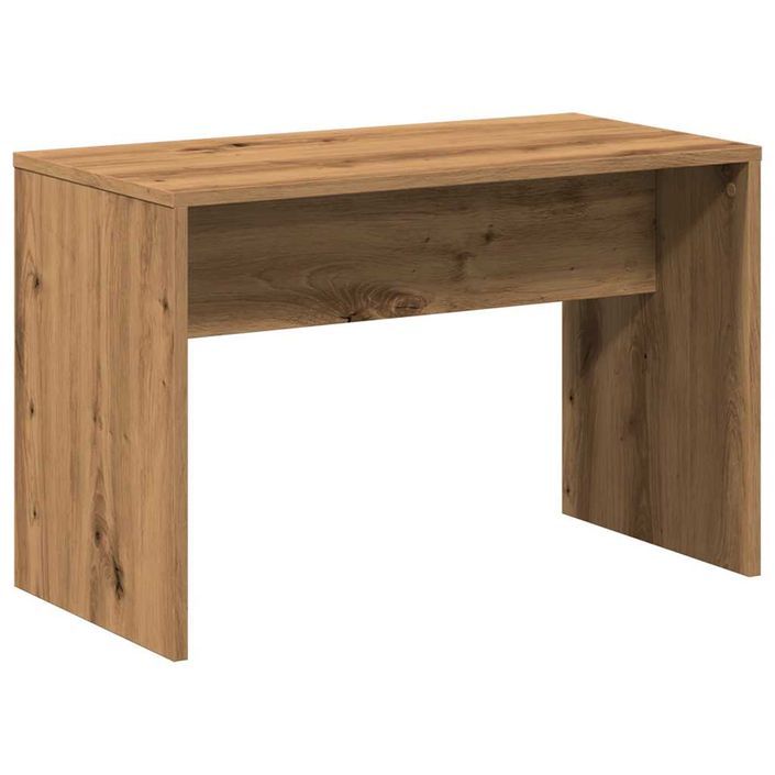 Tabouret de toilette chêne artisanal 70x35x45cm bois ingénierie - Photo n°2