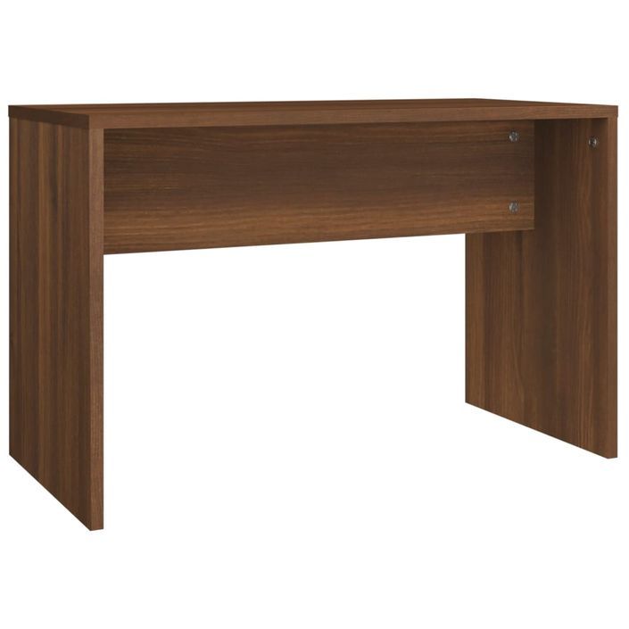 Tabouret de toilette Chêne marron 70x35x45 cm Bois d'ingénierie - Photo n°2