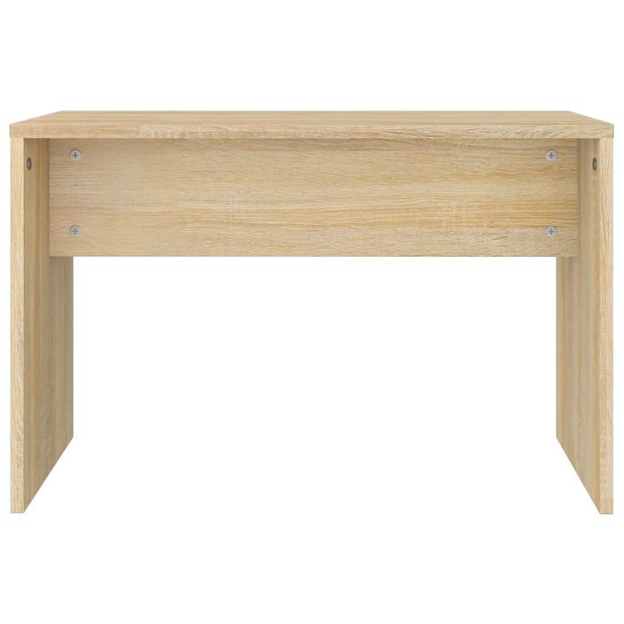 Tabouret de toilette Chêne sonoma 70x35x45 cm Bois d'ingénierie - Photo n°4