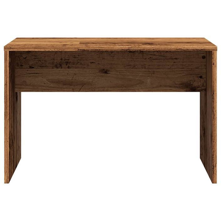 Tabouret de toilette vieux bois 70x35x45 cm bois d'ingénierie - Photo n°4