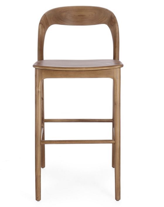 Tabouret en bois de Teck haut de gamme – Modèle Kiley - Photo n°6