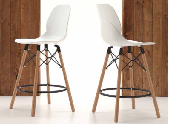 Tabouret haut de gamme Rivio - Lot de 4 - Photo n°1