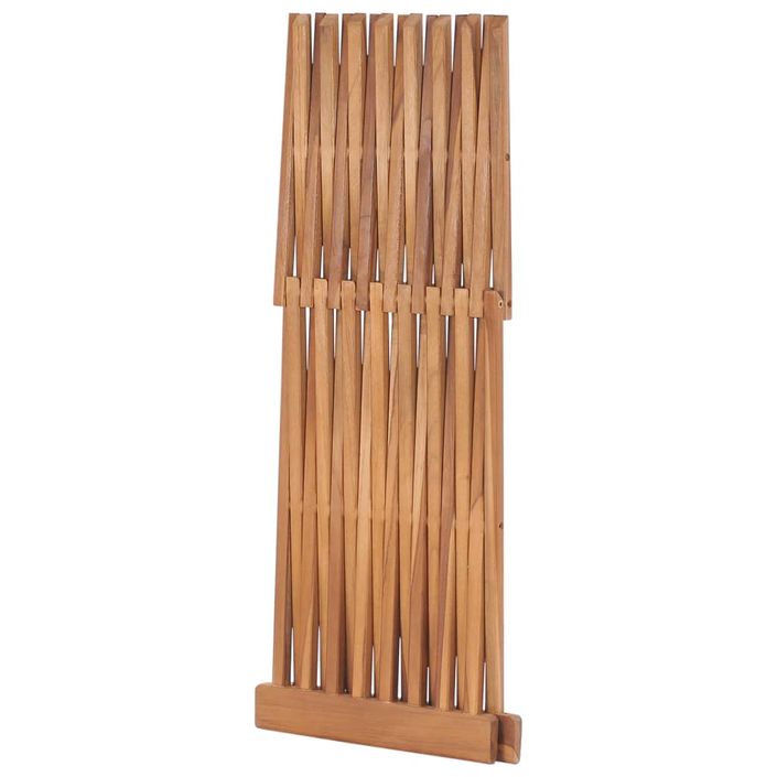 Tabouret pliable 40x32x45 cm Bois de teck solide - Photo n°5