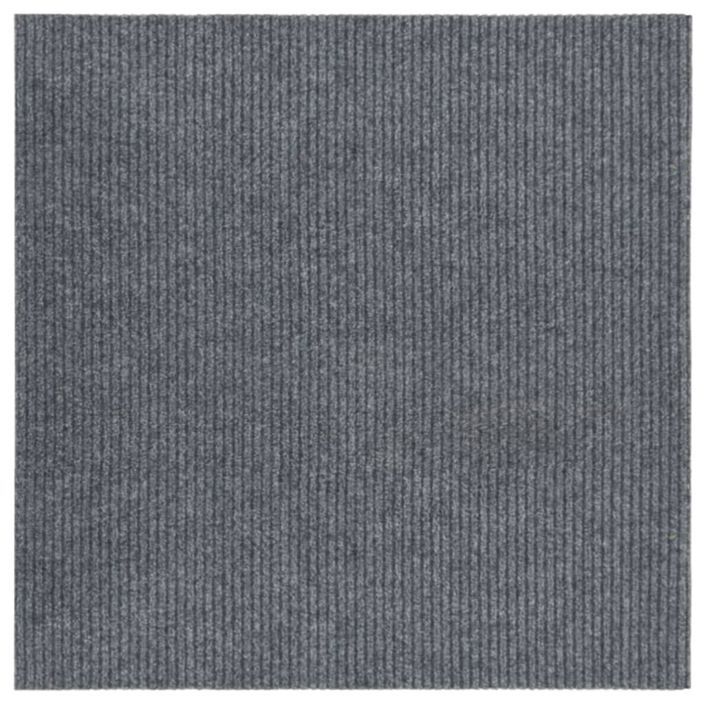 Tapis 100x100 cm gris - Photo n°1