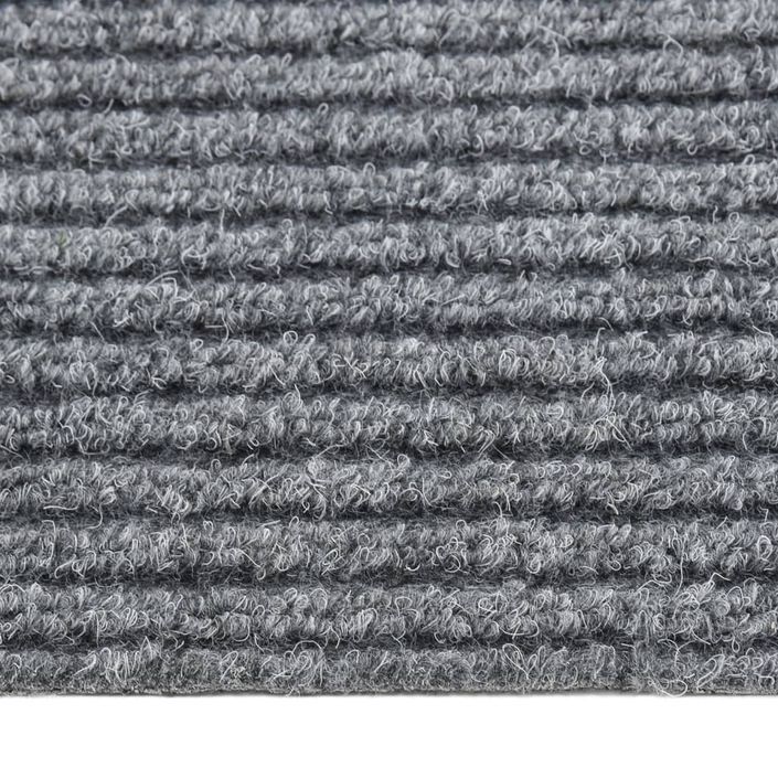 Tapis 100x250 cm Gris - Photo n°4