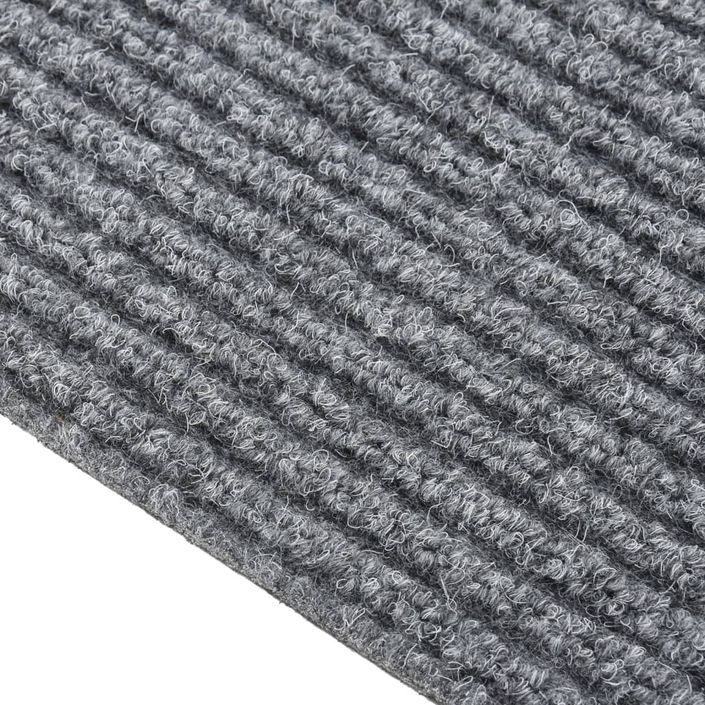 Tapis 100x250 cm Gris - Photo n°5