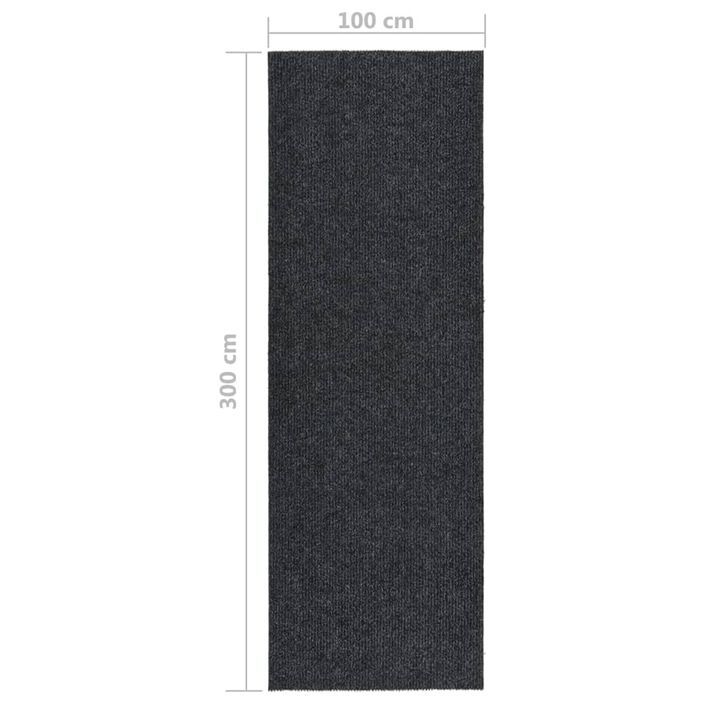 Tapis 100x300 cm Anthracite - Photo n°6