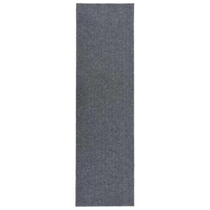 Tapis 100x400 cm Gris - Photo n°1