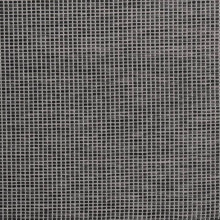 Tapis à tissage plat d'extérieur 100x200 cm Gris - Photo n°5