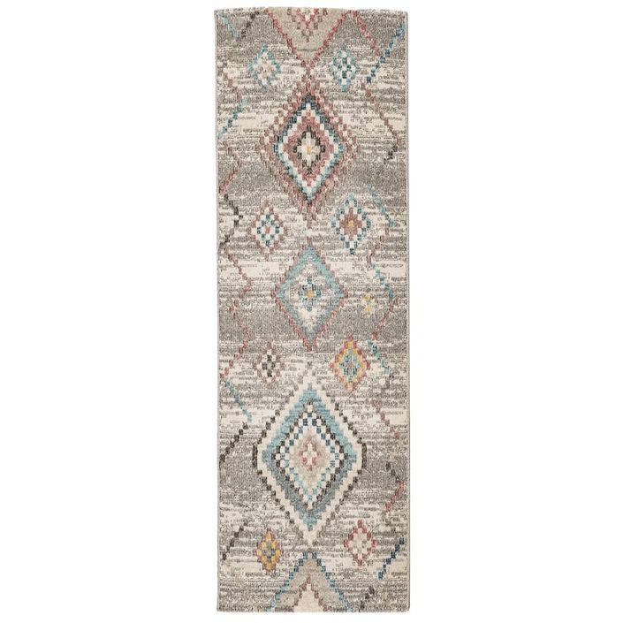 Tapis ARBIZU intérieur extérieur design vintage 80x250 cm - Photo n°1