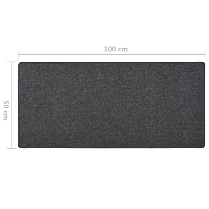 Tapis de couloir Anthracite 50x100 cm - Photo n°7