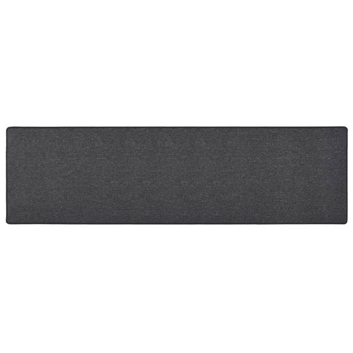 Tapis de couloir Anthracite 50x200 cm - Photo n°1