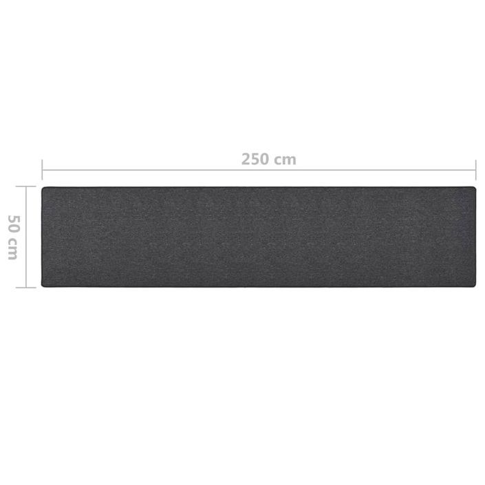 Tapis de couloir Anthracite 50x250 cm - Photo n°7