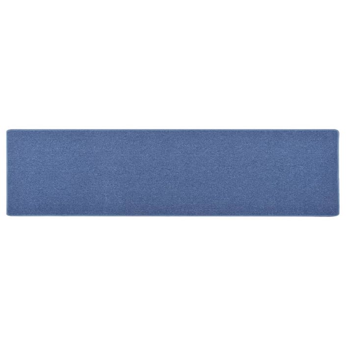 Tapis de couloir Bleu 80x300 cm 2 - Photo n°1