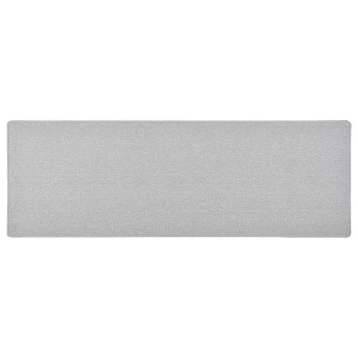 Tapis de couloir Gris clair 50x150 cm - Photo n°1