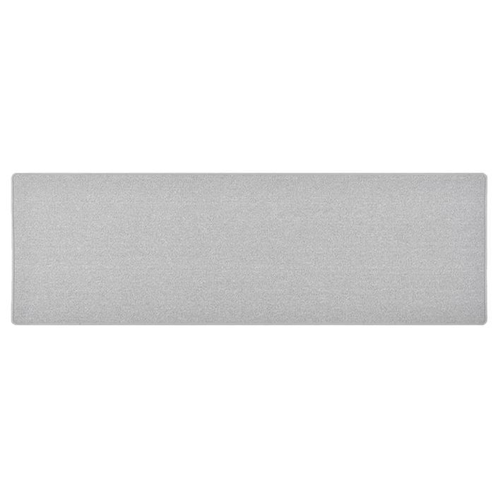 Tapis de couloir Gris clair 80x250 cm - Photo n°1