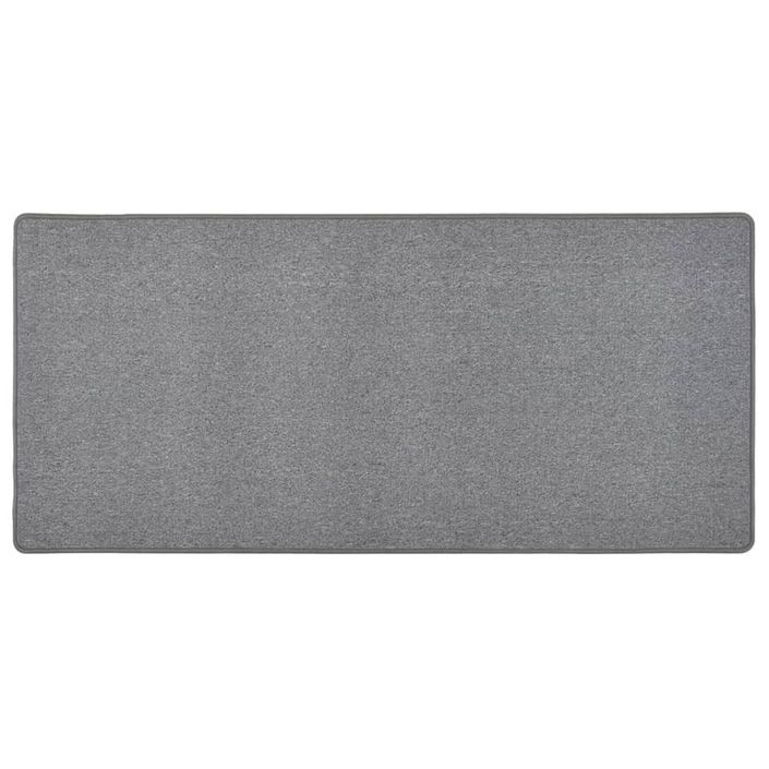 Tapis de couloir Gris foncé 50x100 cm - Photo n°1