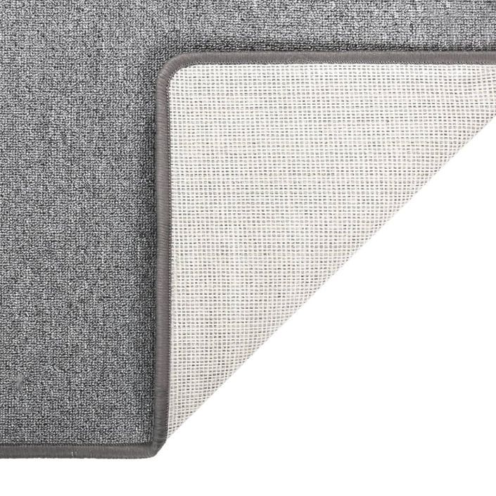 Tapis de couloir Gris foncé 50x200 cm - Photo n°6