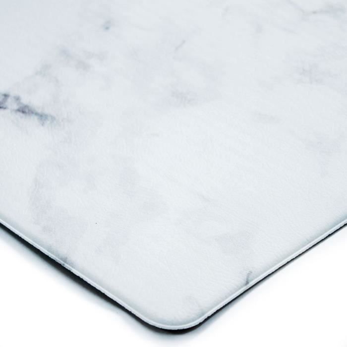 Tapis de cuisine Marble - 45 x 120 cm - blanc - Photo n°2