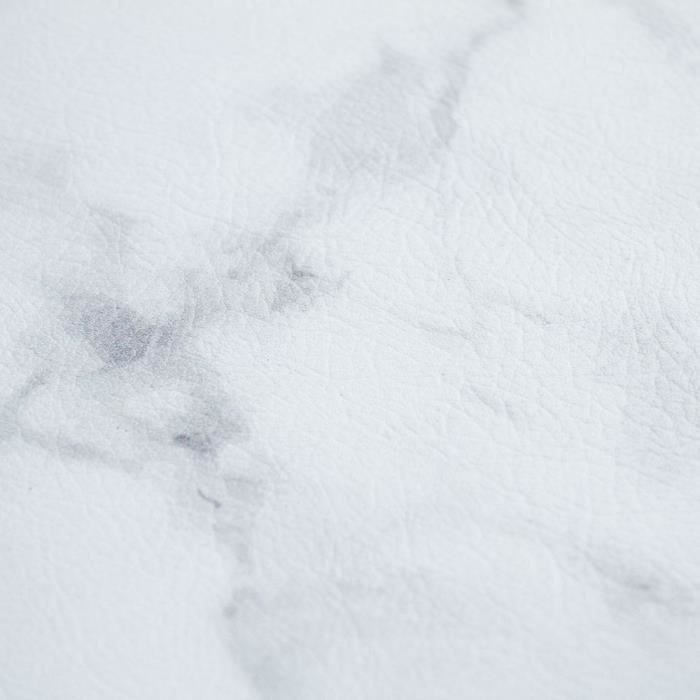 Tapis de cuisine Marble - 45 x 120 cm - blanc - Photo n°3