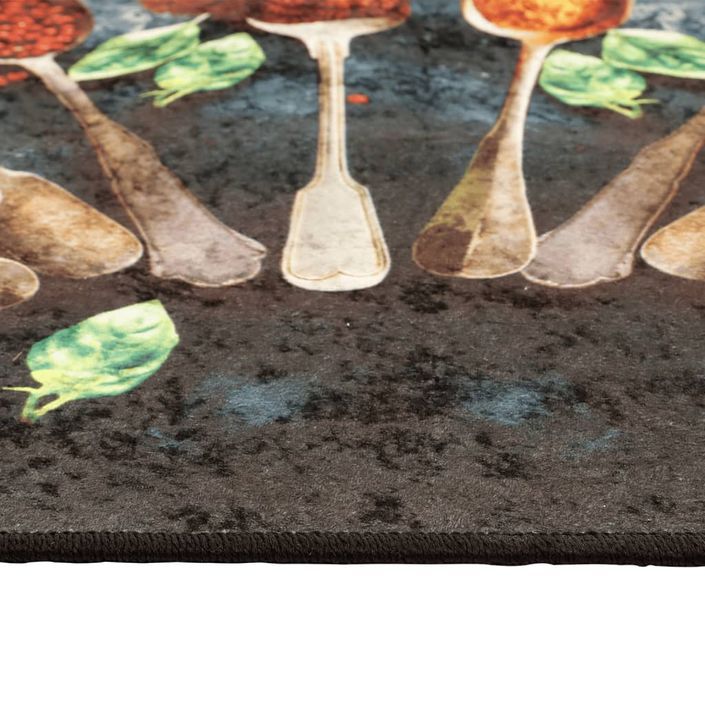 Tapis de cuisine multicolore 60x180 cm lavable antidérapant - Photo n°6