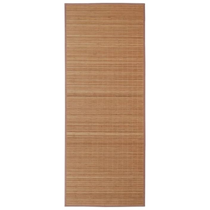 Tapis en bambou 160 x 230 cm Marron - Photo n°1