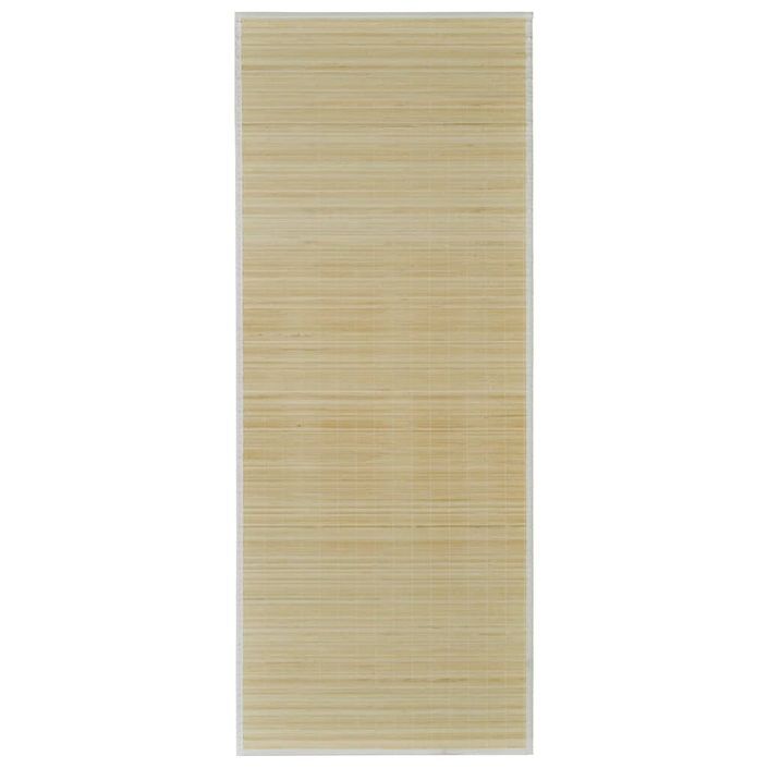 Tapis en bambou 160 x 230 cm Naturel - Photo n°1