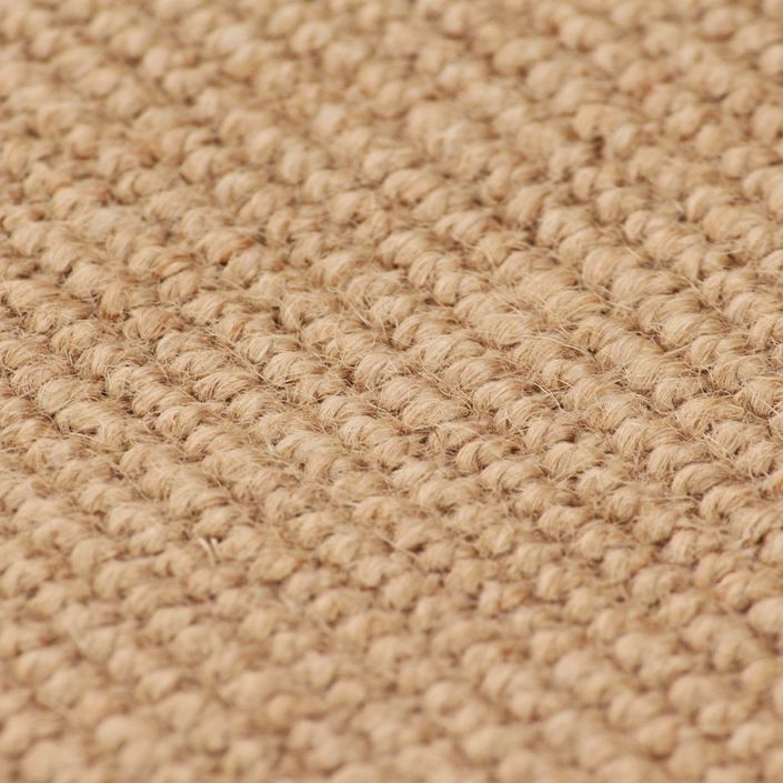 Tapis en jute avec support en latex 160 x 230 cm Naturel - Photo n°2