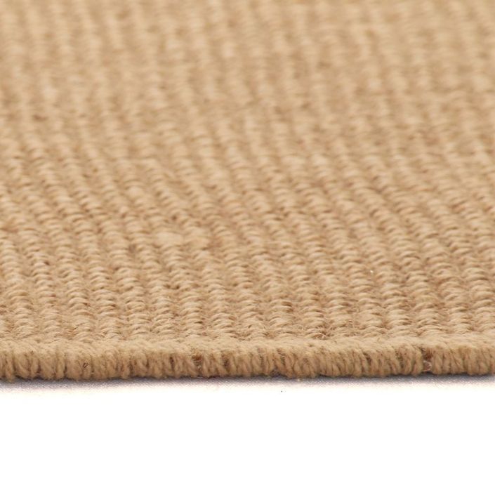 Tapis en jute avec support en latex 160 x 230 cm Naturel - Photo n°3