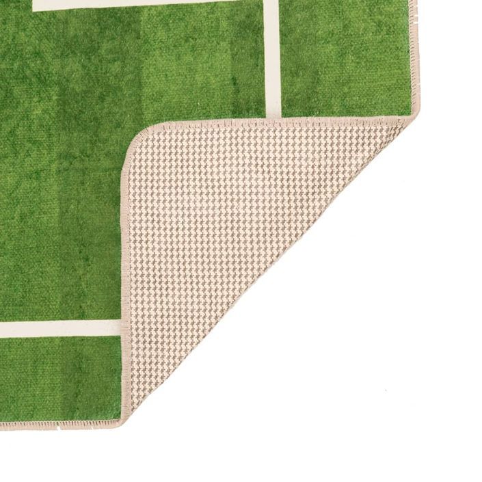 Tapis enfant 160x230cm terrain de football antidérapant lavable - Photo n°4