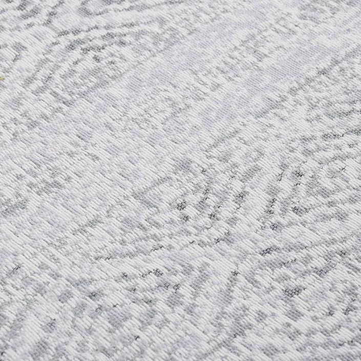 Tapis Gris clair 120x180 cm Coton - Photo n°3