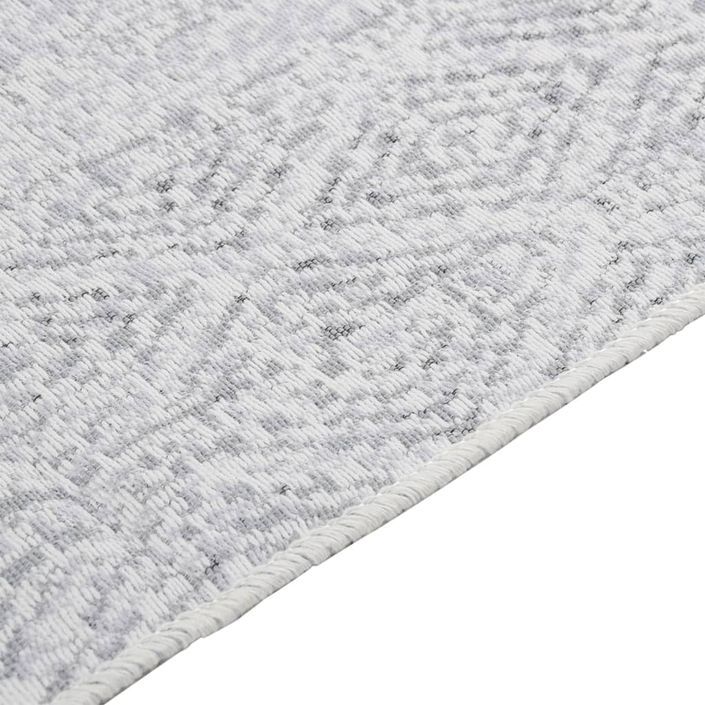 Tapis Gris clair 120x180 cm Coton - Photo n°4