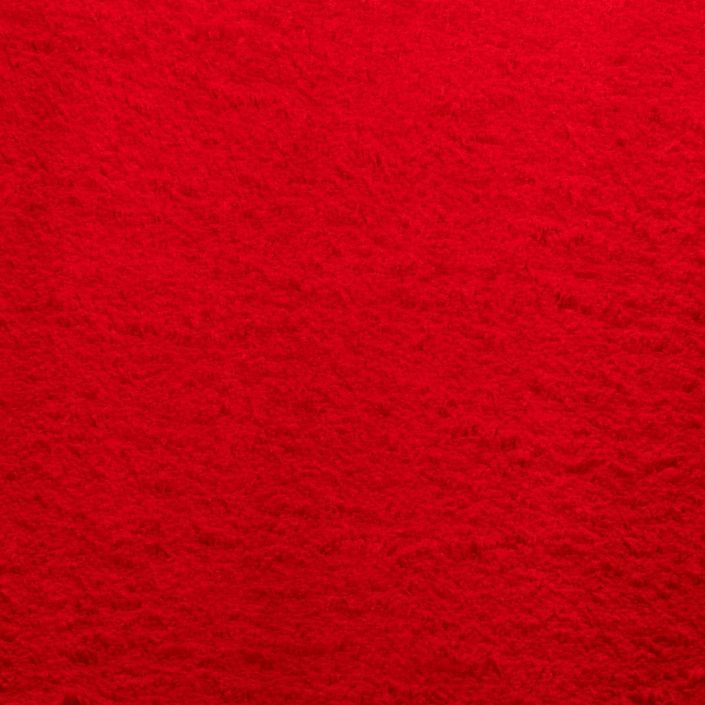 Tapis HUARTE à poils courts doux et lavable rouge 120x170 cm - Photo n°9