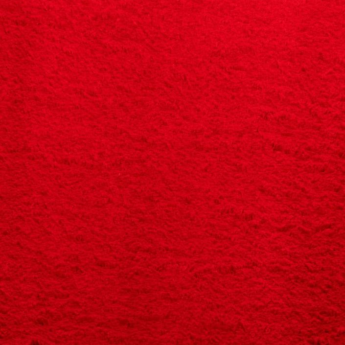 Tapis HUARTE à poils courts doux et lavable rouge 200x280 cm - Photo n°9