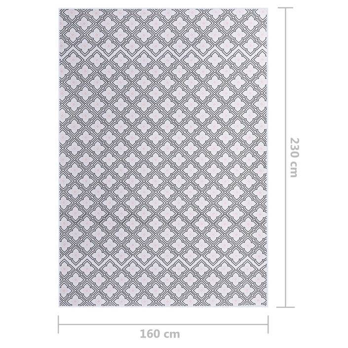 Tapis imprimé Multicolore 160x230 cm Tissu 8 - Photo n°5