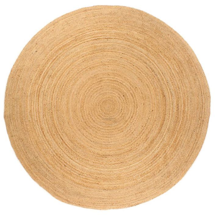 Tapis Jute tressé 180 cm Rond - Photo n°1