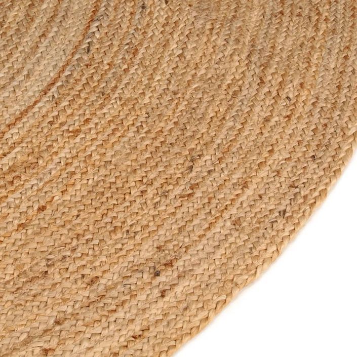 Tapis Jute tressé 180 cm Rond - Photo n°5