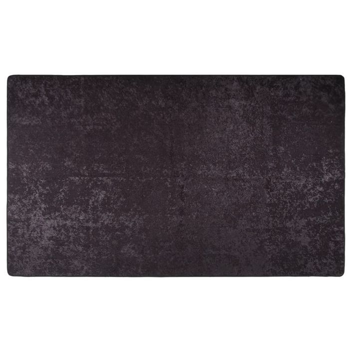 Tapis lavable anthracite 120x170 cm antidérapant - Photo n°1