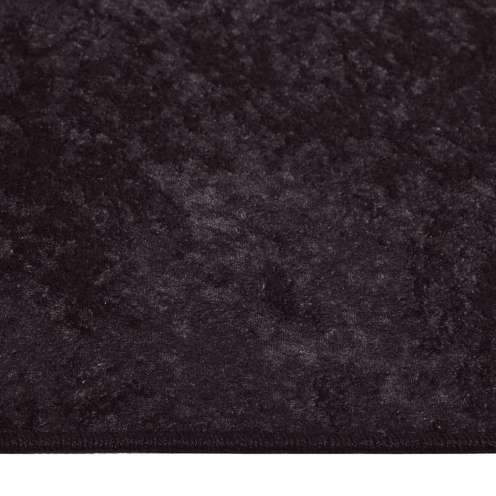 Tapis lavable anthracite 120x170 cm antidérapant - Photo n°4