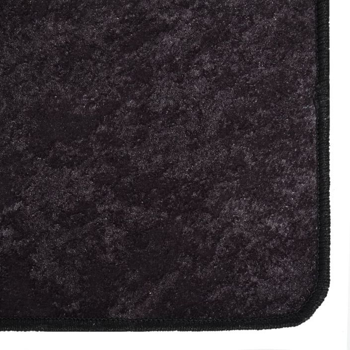 Tapis lavable anthracite 120x170 cm antidérapant - Photo n°6