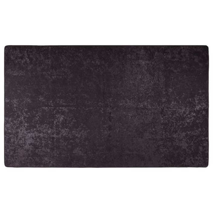 Tapis lavable anthracite 150x230 cm antidérapant - Photo n°1